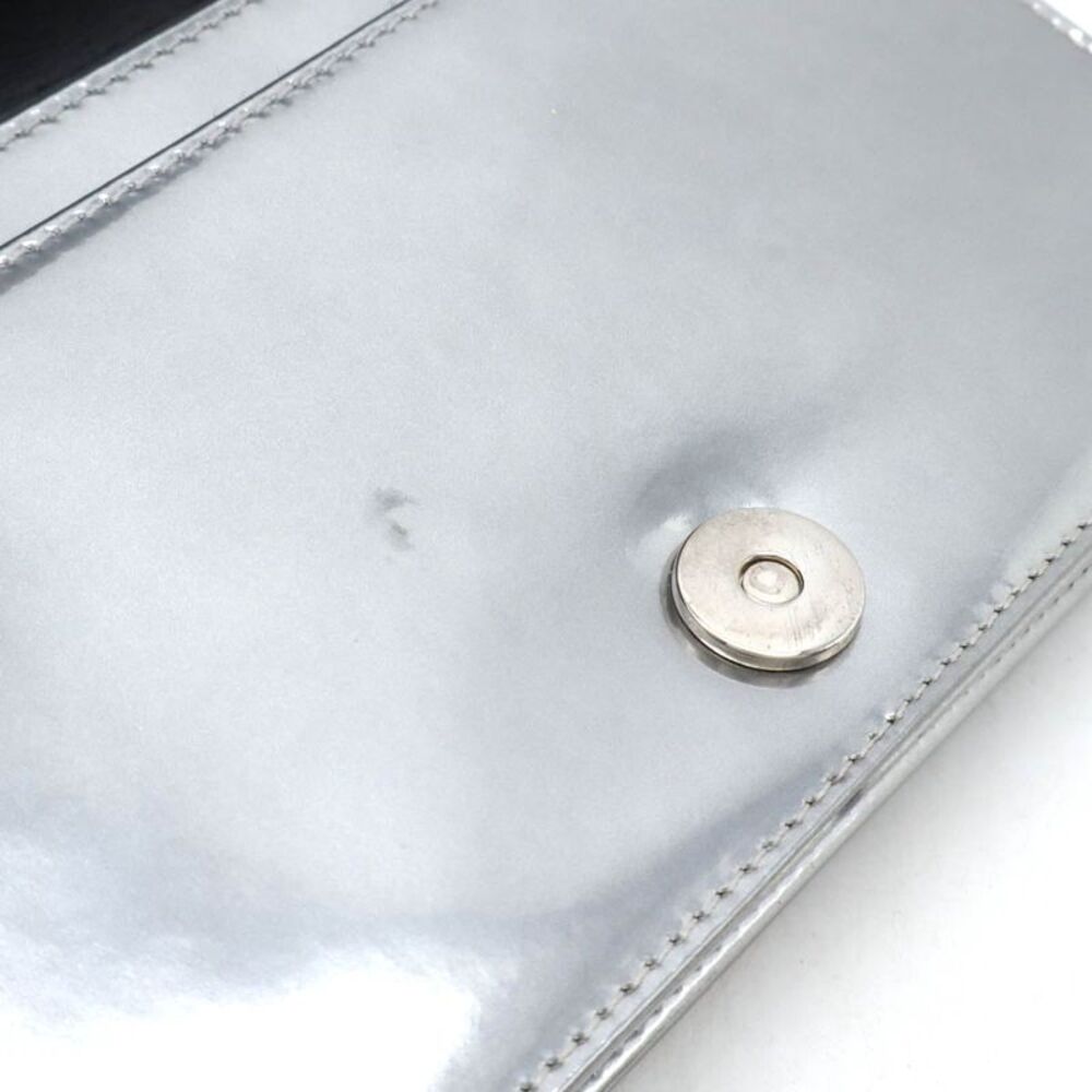 Dior Patent Leather Diorama Chain Wallet Clutch - Picture 9 of 9